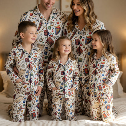 Fantasy Dungeon Thick Pajama Set - RPG Fantasy Sleepwear