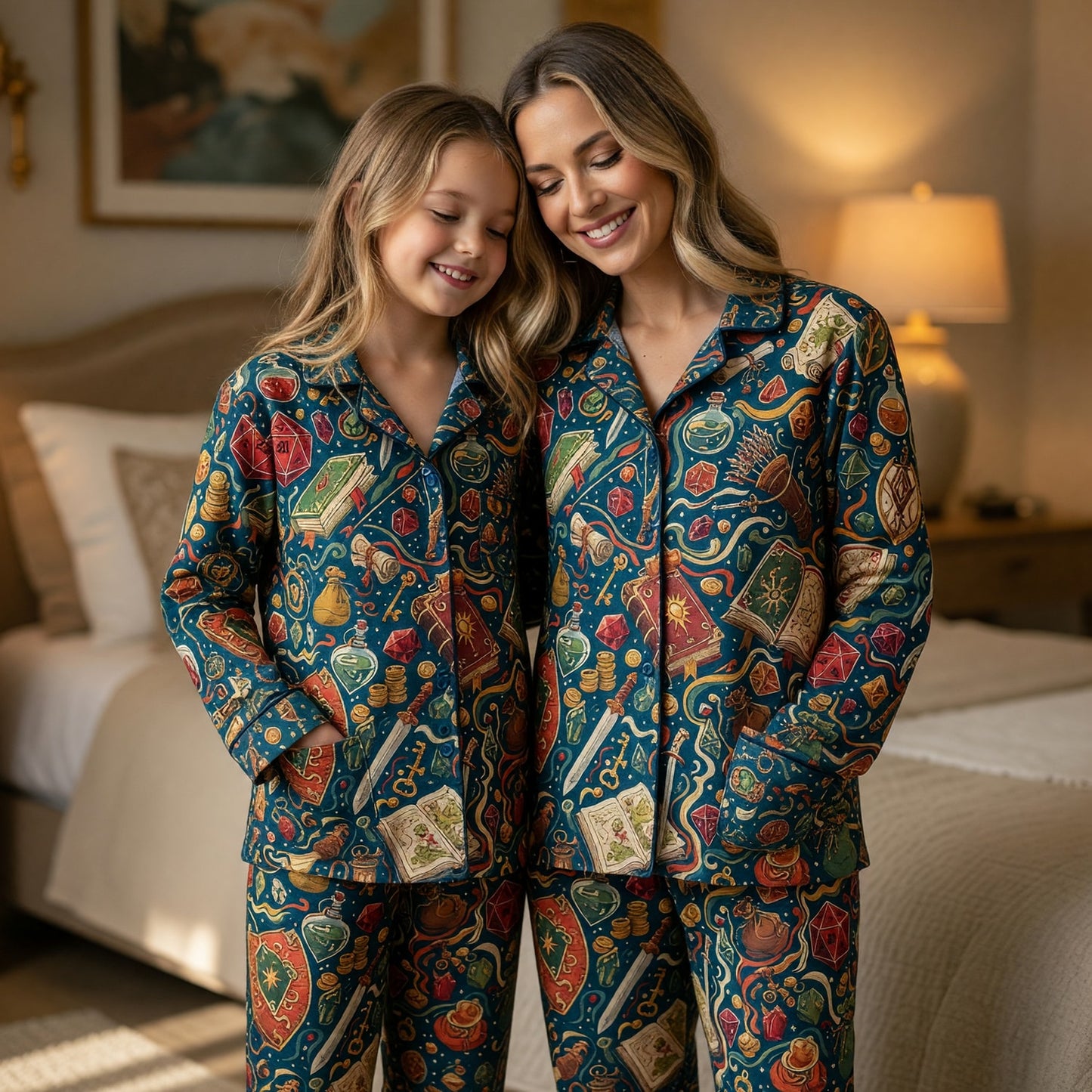 Fantasy Thick Pajama Set - Tabletop RPG Gamer Sleepwear