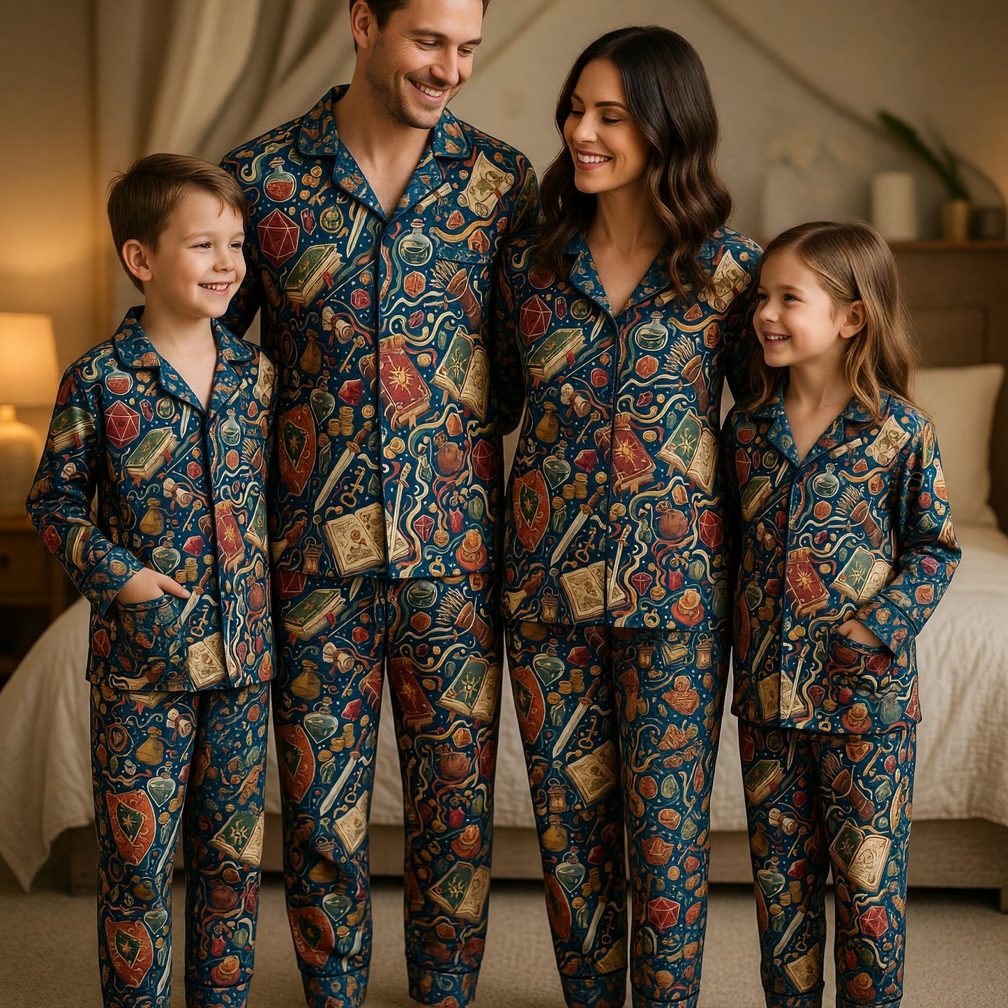 Fantasy Thick Pajama Set - Tabletop RPG Gamer Sleepwear