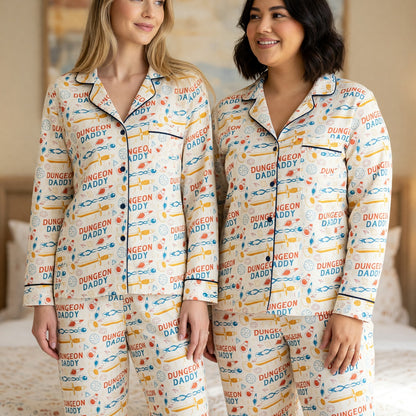 Dungeon Daddy Thick Pajama Set - RPG Gamer Fantasy Sleepwear