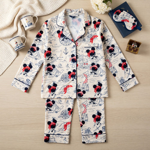 Pirate Mouse Thick Pajama Set - Pirate Sleepwear