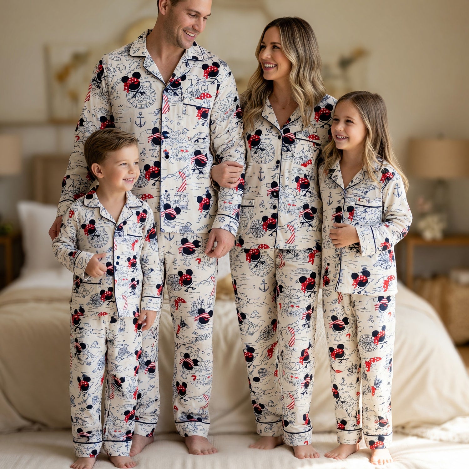 Pirate Mouse Thick Pajama Set - Pirate Sleepwear