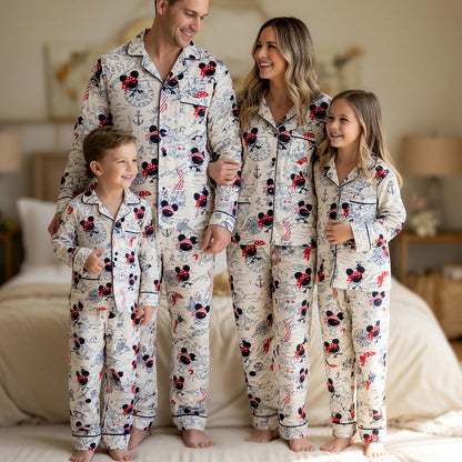 Pirate Mouse Thick Pajama Set - Pirate Sleepwear