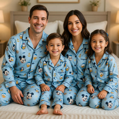Cruise Mouse Thick Pajama Set - Sailor Nautical Sleepwear