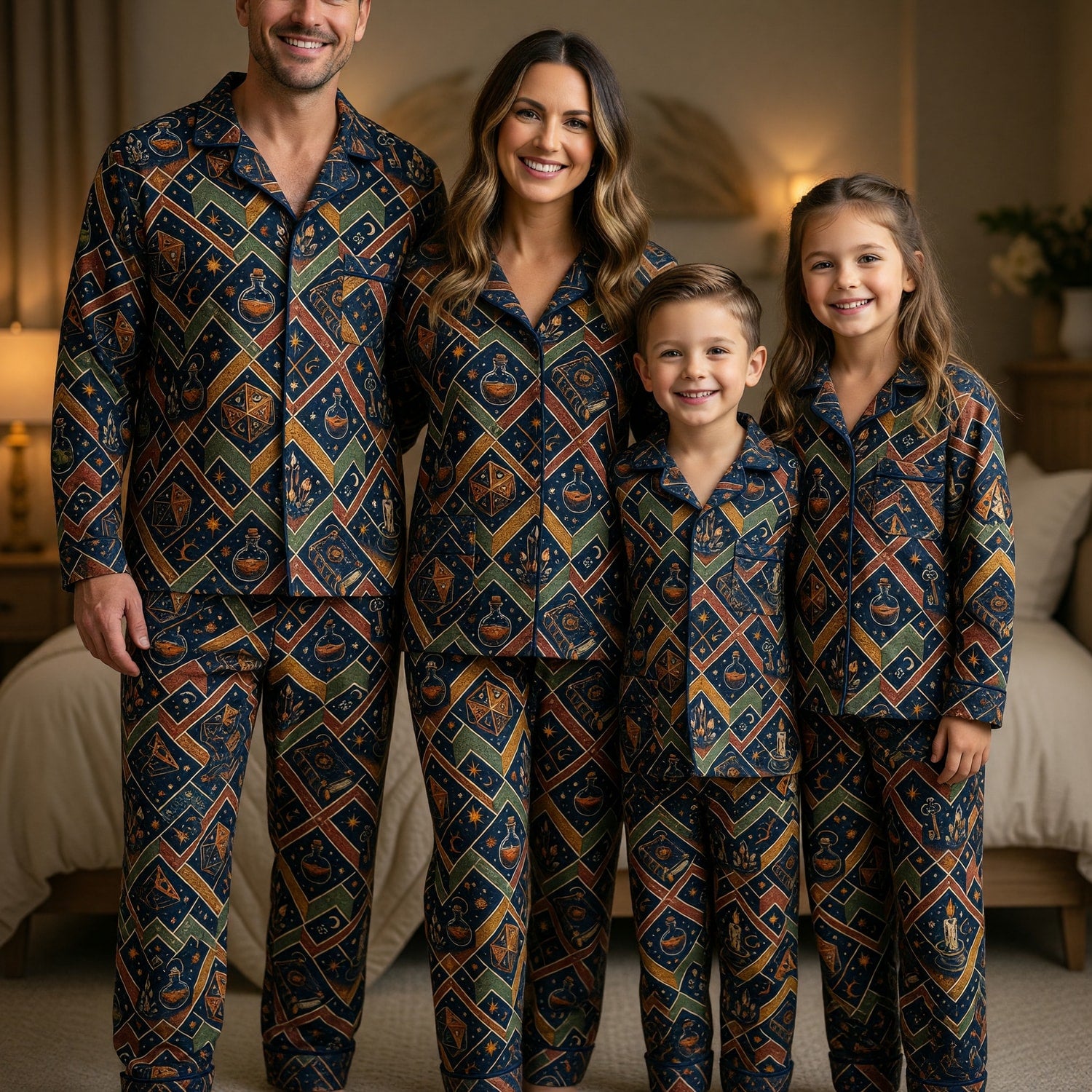 Mystic D20 Witchcraft Thick Pajama Set - Fantasy RPG Nightwear