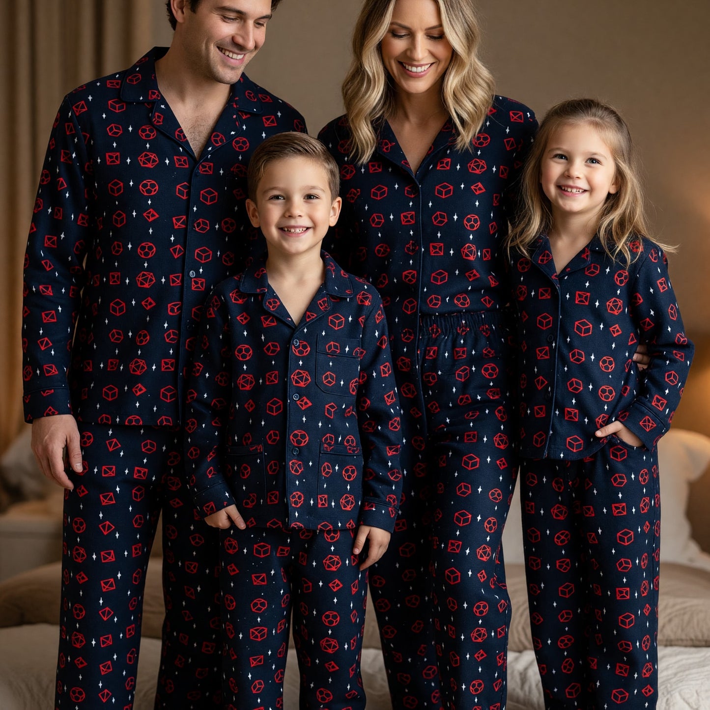 Dice Thick Pajama Set - RPG Tabletop Gaming Sleepwear