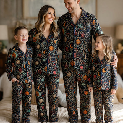 Witchy Dice Thick Pajama Set - Mystic RPG Fantasy Sleepwear