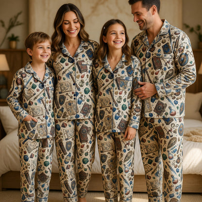 Fantasy Dungeon Thick Pajama Set - Fantasy RPG Sleepwear