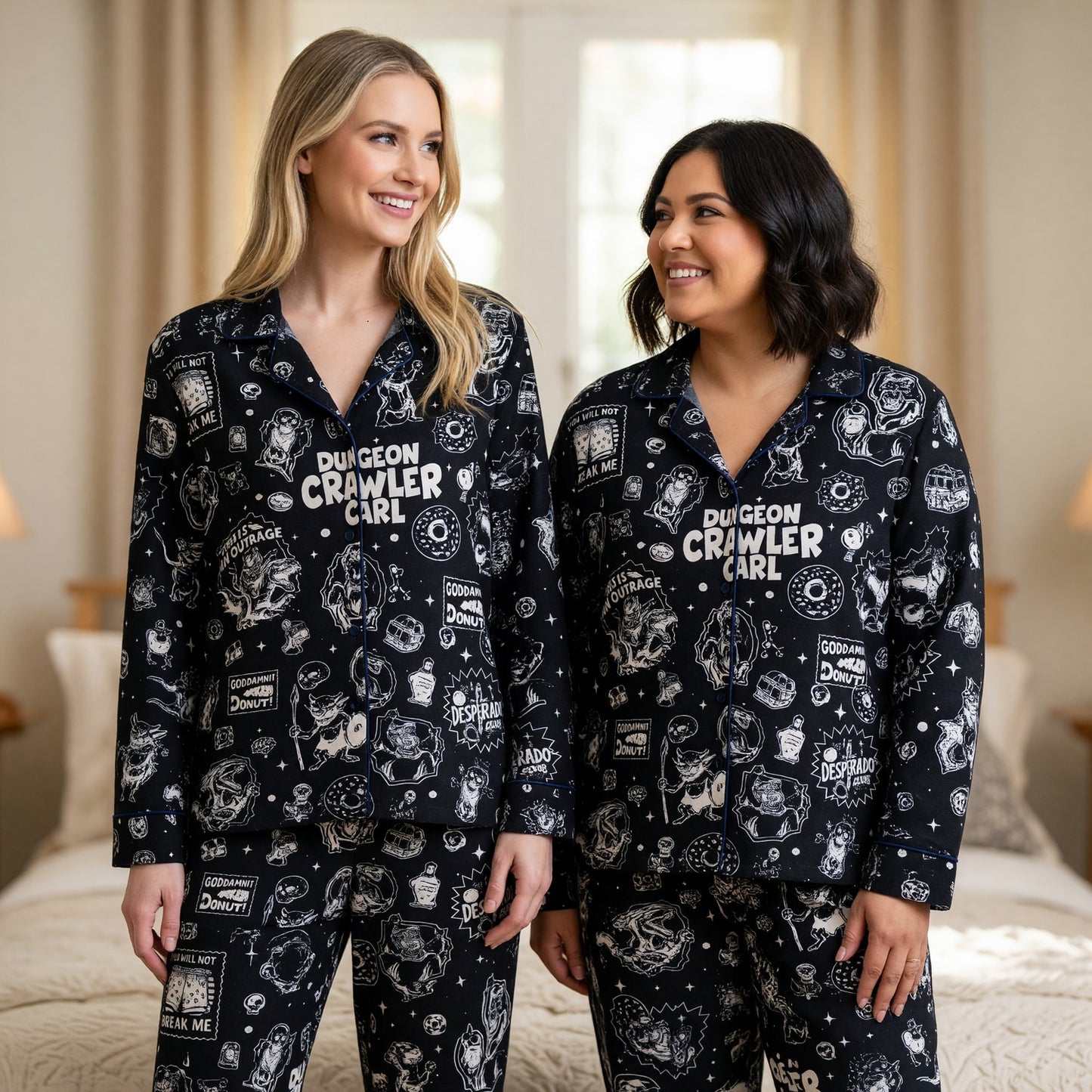 Dungeon Crawler Thick Pajama Set - LitRPG Fantasy Sleepwear