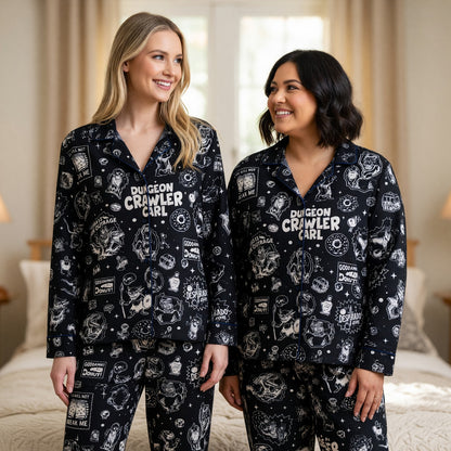 Dungeon Crawler Thick Pajama Set - LitRPG Fantasy Sleepwear