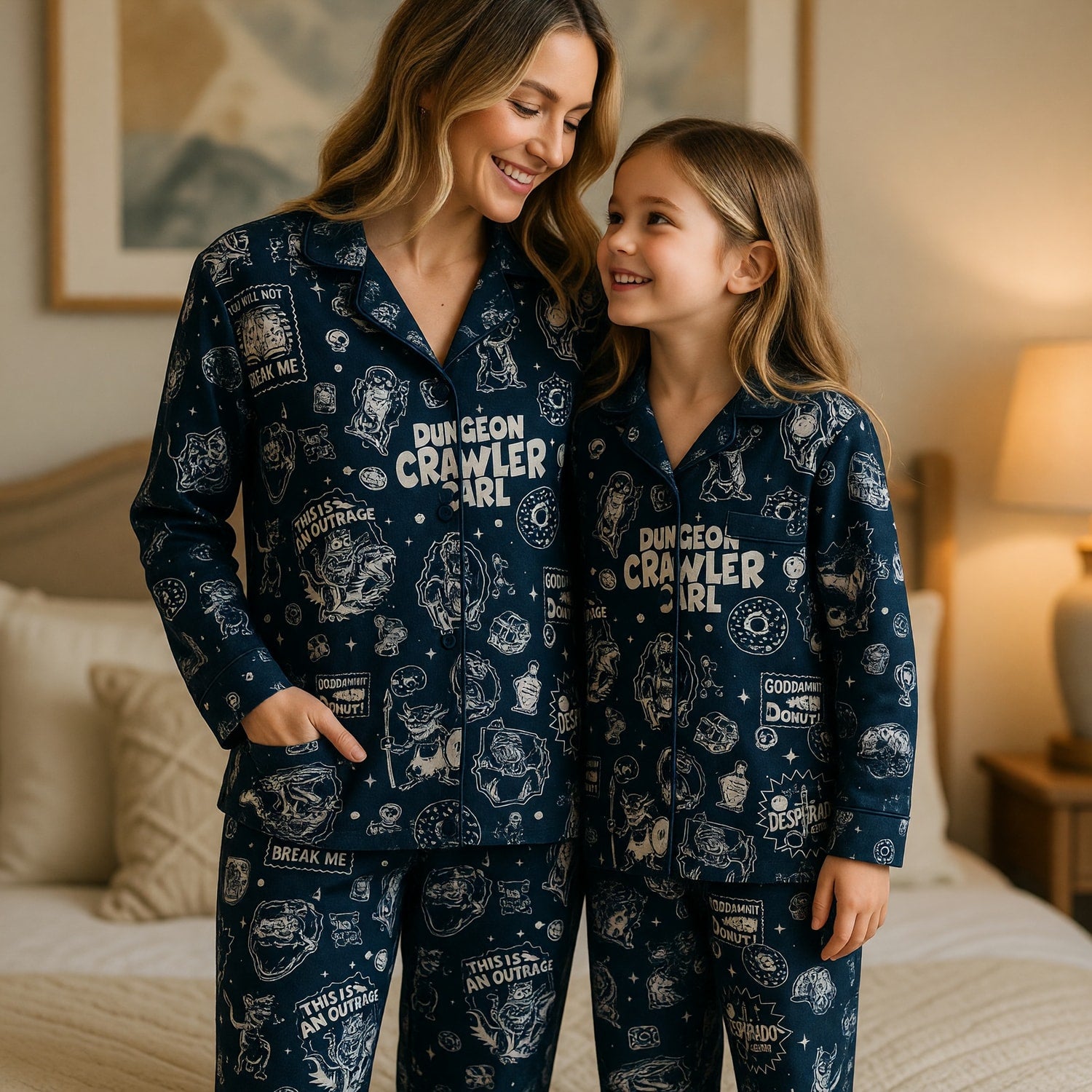 Dungeon Crawler Thick Pajama Set - LitRPG Fantasy Sleepwear