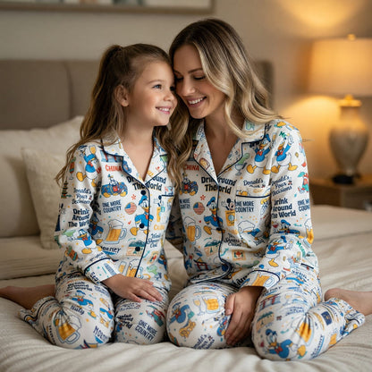 Duck Drink Around The World Pajama Set
