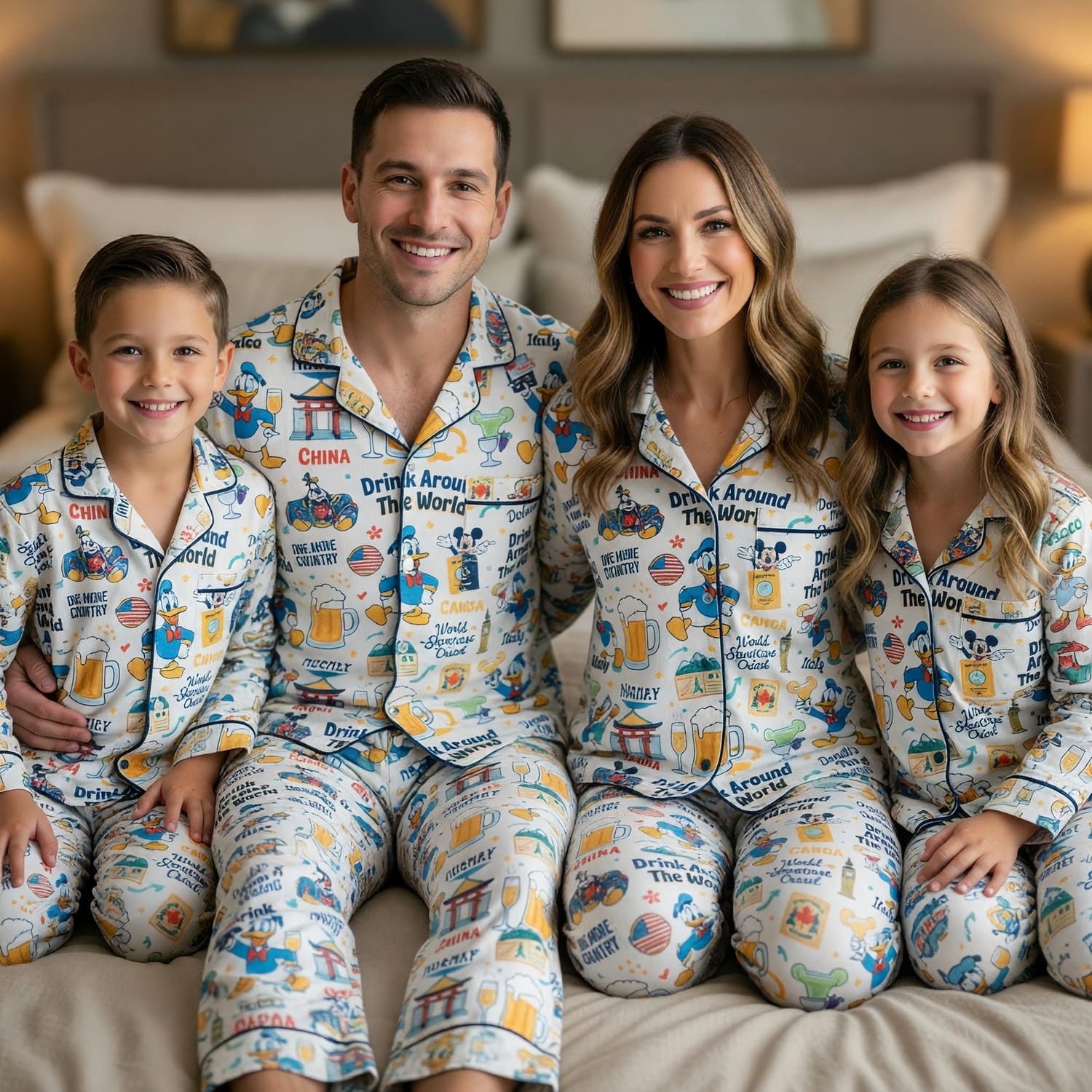 Duck Drink Around The World Pajama Set