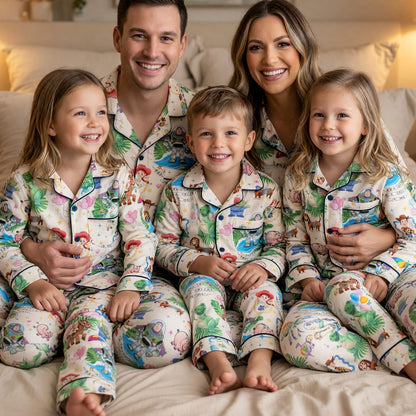 Toy Friends You've Got A Friend In Me Thick Pajama Set - Tropical Character Print