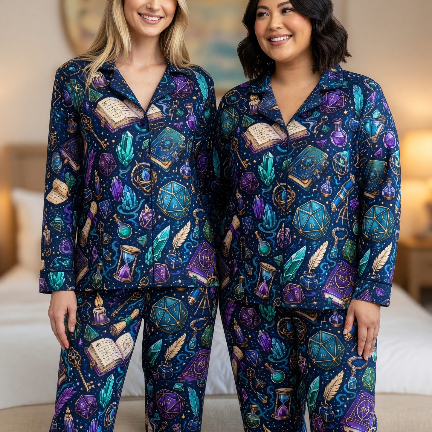 Fantasy Dungeon Thick Pajama Set - Fantasy RPG Nightwear