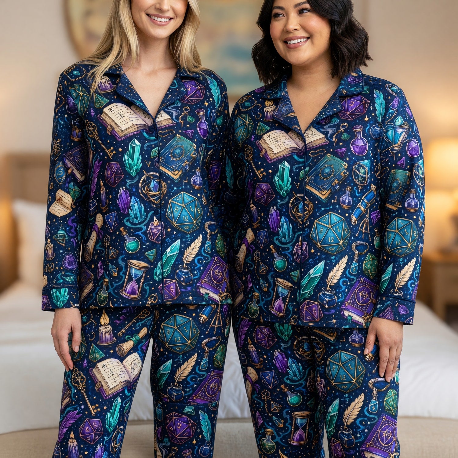 Fantasy Dungeon Thick Pajama Set - Fantasy RPG Nightwear