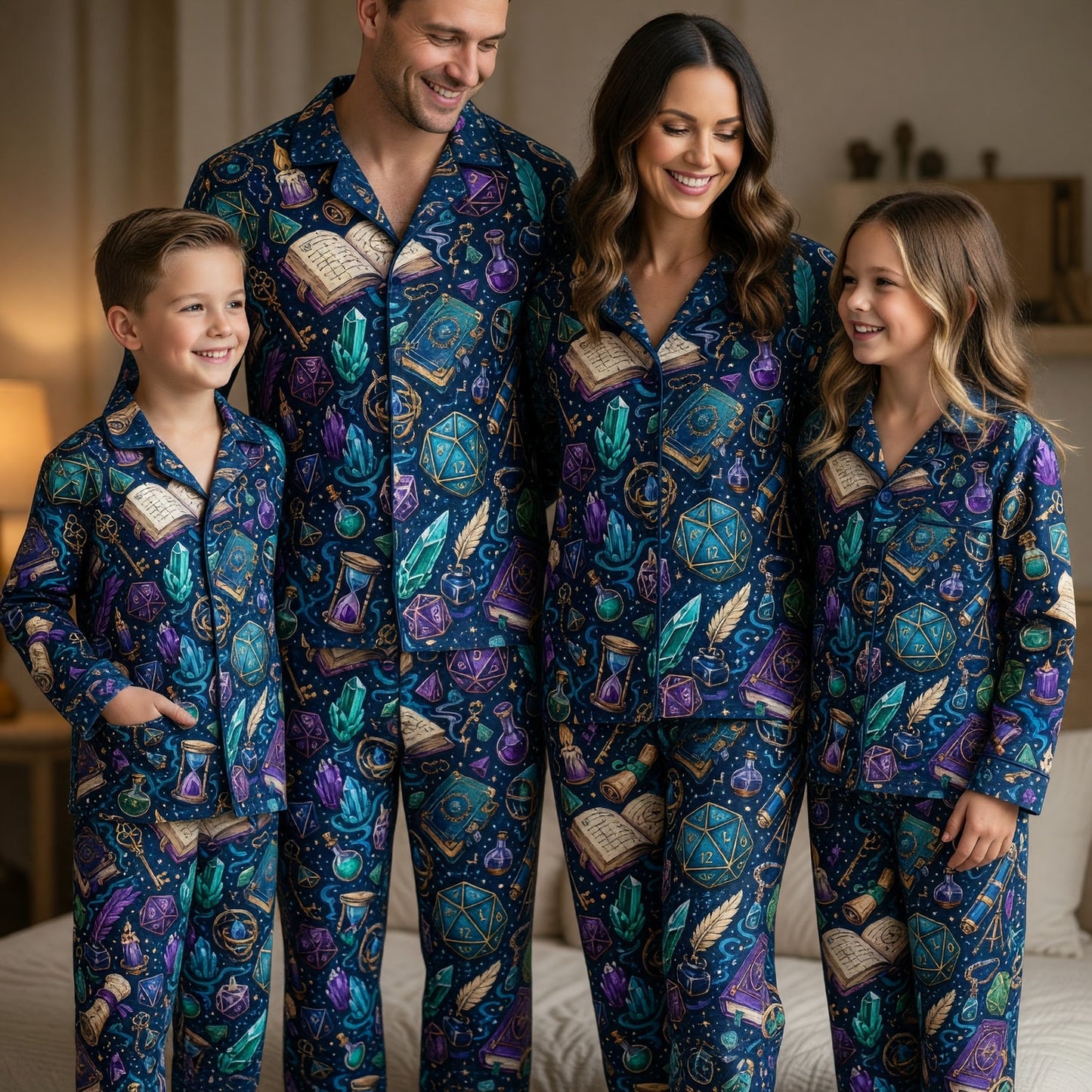 Fantasy Dungeon Thick Pajama Set - Fantasy RPG Nightwear