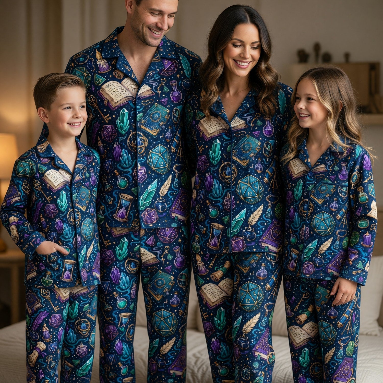 Fantasy Dungeon Thick Pajama Set - Fantasy RPG Nightwear