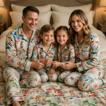 Toy Friends Tropical Thick Pajama Set - Hawaiian Sleepwear