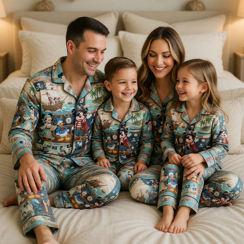 Mouse Pirate Thick Pajama Set - Treasure Adventure Sleepwear