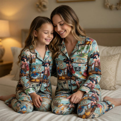 Mouse Pirate Thick Pajama Set - Treasure Adventure Sleepwear