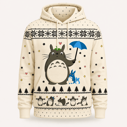 Forest Spirit Winter Wonderland All Over Print Hoodie - Anime Fan Apparel