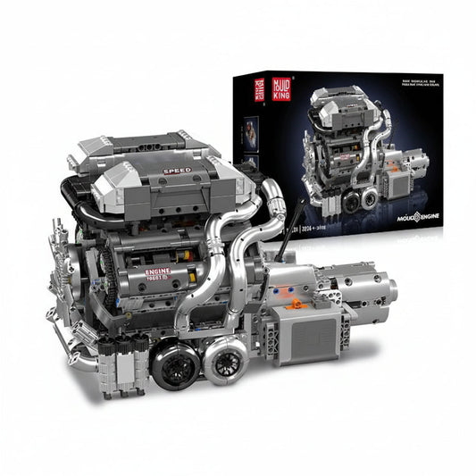 Mould King 10201 W16 Supercar Engine