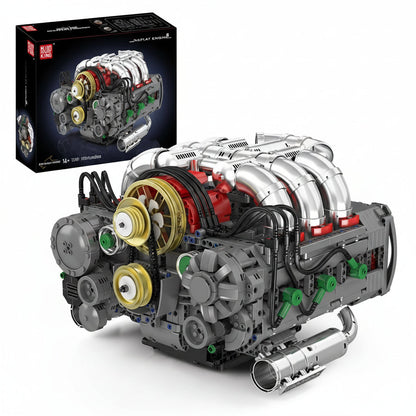 Mould King 10181 Motorized Flat Engine