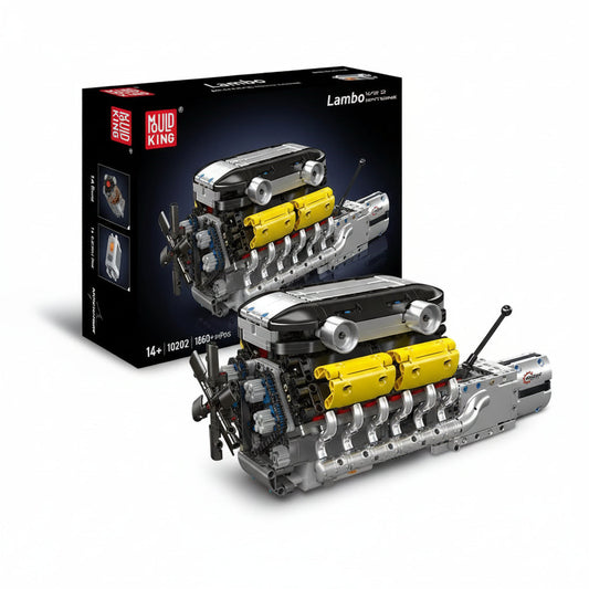 Mould King 10202 Supercar V12 Engine - Building Blocks Set