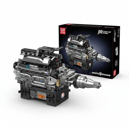 Mould King 10205 RR V12 Engine Car