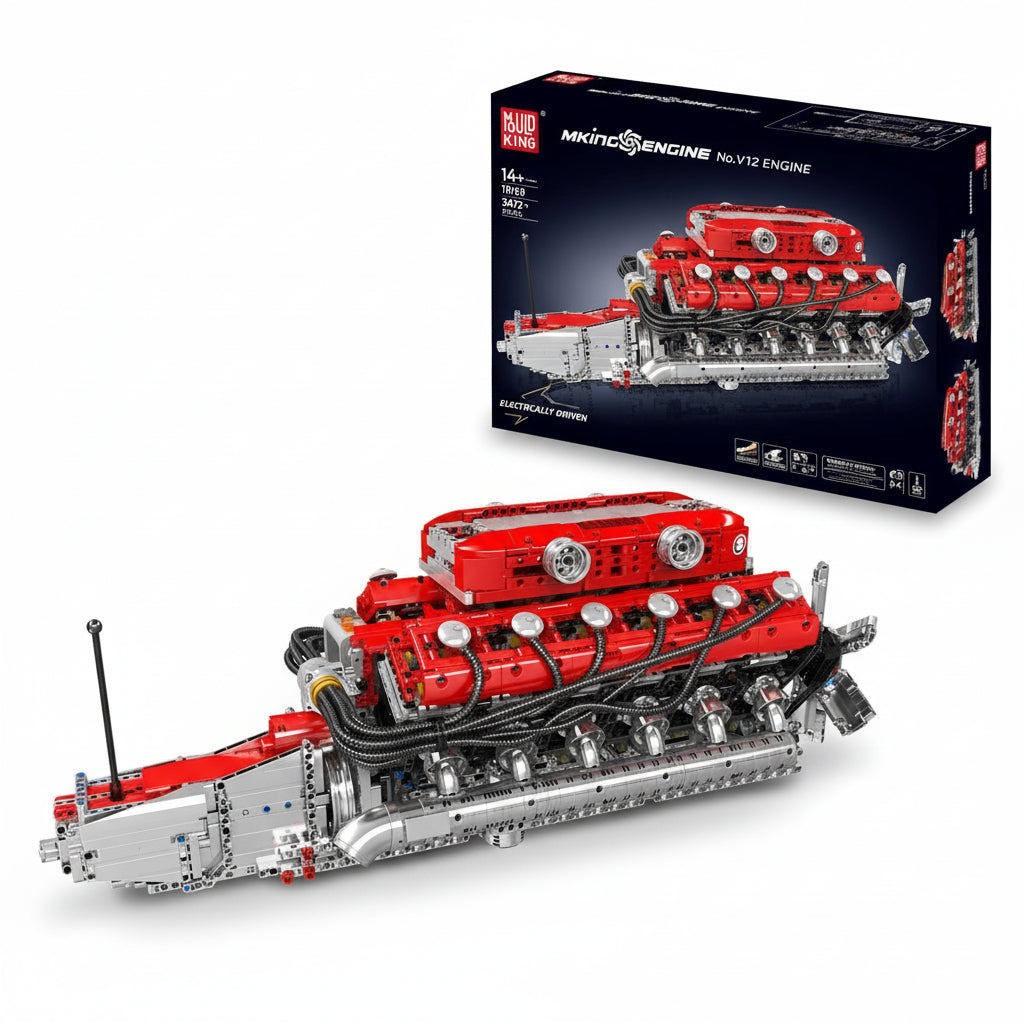 Mould King 10169 V12 Engine - Technical Building Block Set