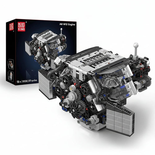 Mould King 10230 - Motorized A8 W12 Engine Building Block Set
