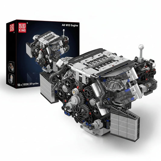 Mould King 10230 - Motorized A8 W12 Engine Building Block Set