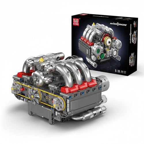 Mould King 10193 Motorized Boxer Engine Block Building Set