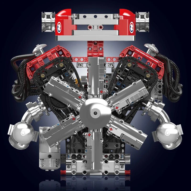 Mould King 10169 V12 Engine - Technical Building Block Set