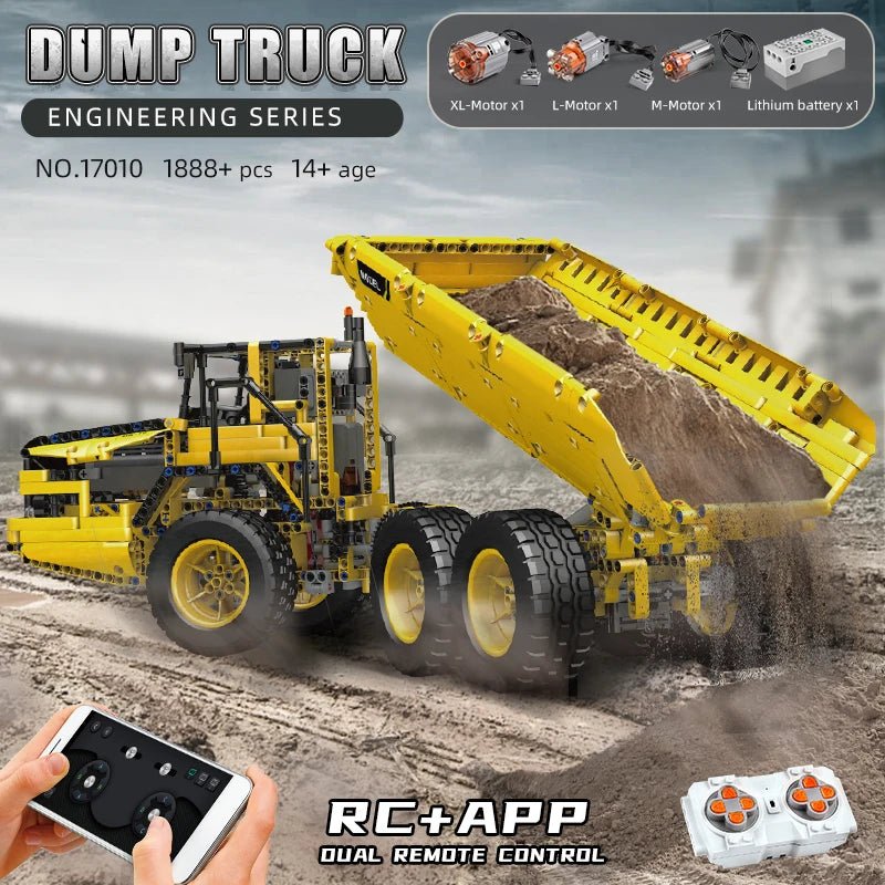 Mould King 17010 RC Dump Truck