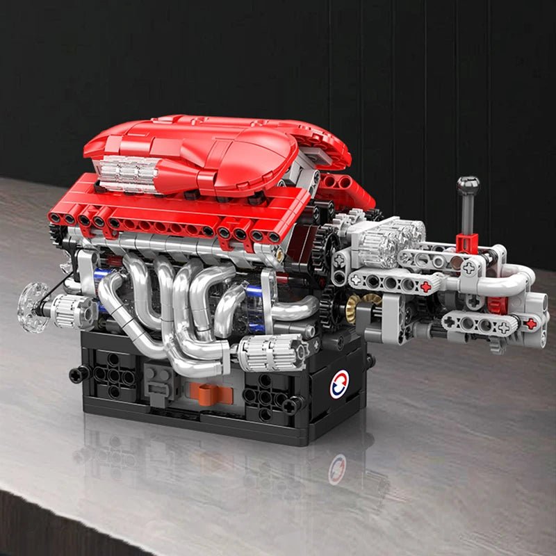 Mould King 10226 V12 Engine - Motorized Building Block Kit