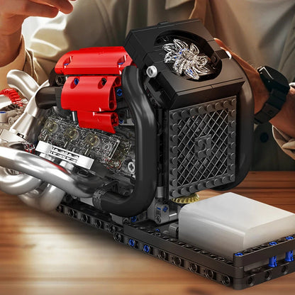 Mould King 10188 STR 13 F1 Engine - Technical Building Block Set