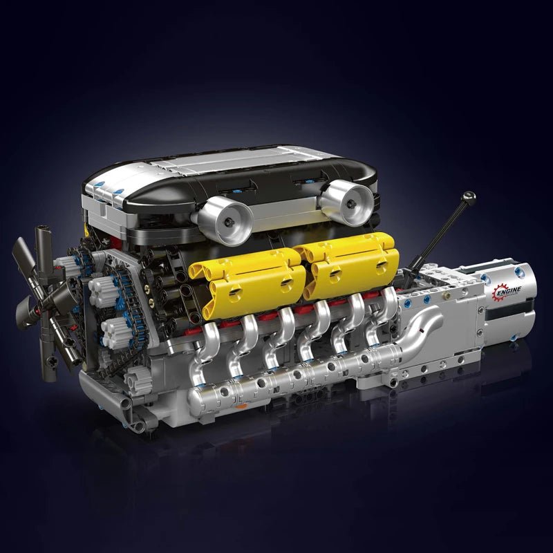 Mould King 10202 Supercar V12 Engine - Building Blocks Set