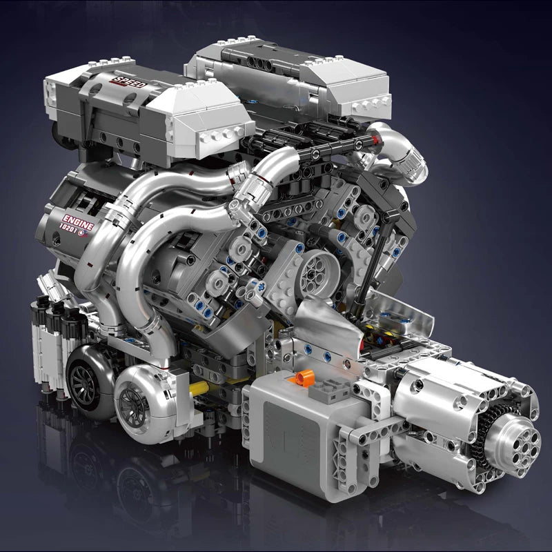 Mould King 10201 W16 Supercar Engine