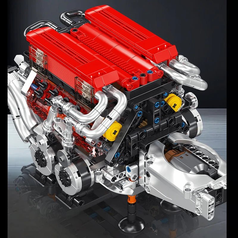 Mould King 10163 BGT Supercar - Motorized Building Blocks Kit
