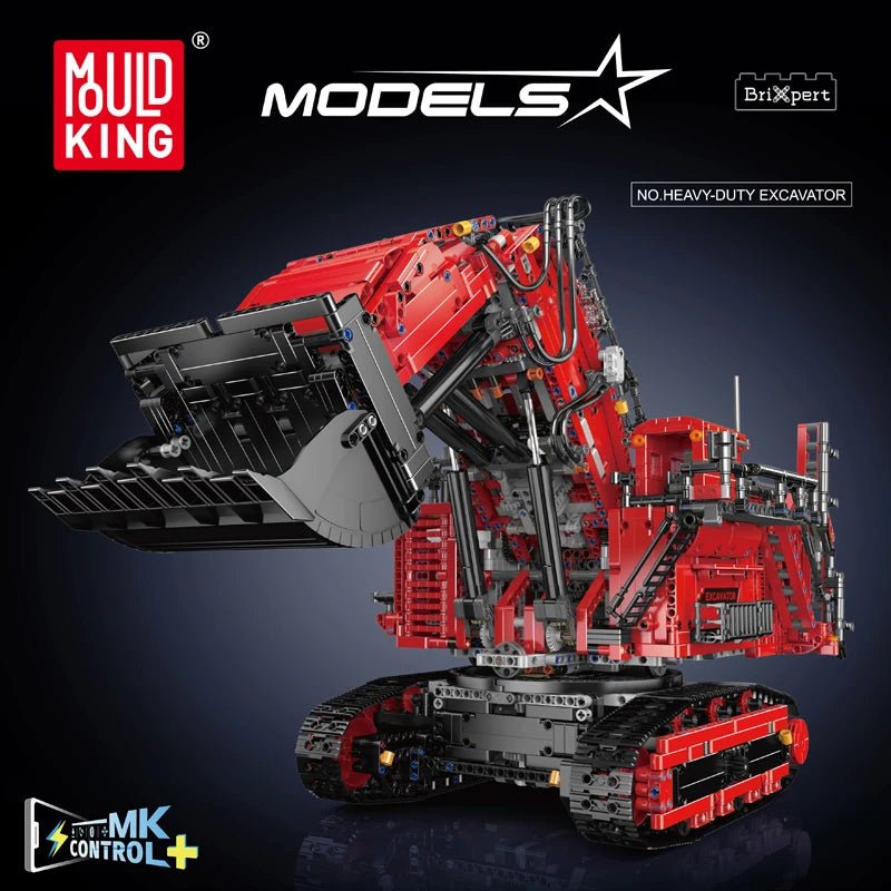 Mould King 17070 17071R 9800 RC Excavator - Technic Building Blocks Set
