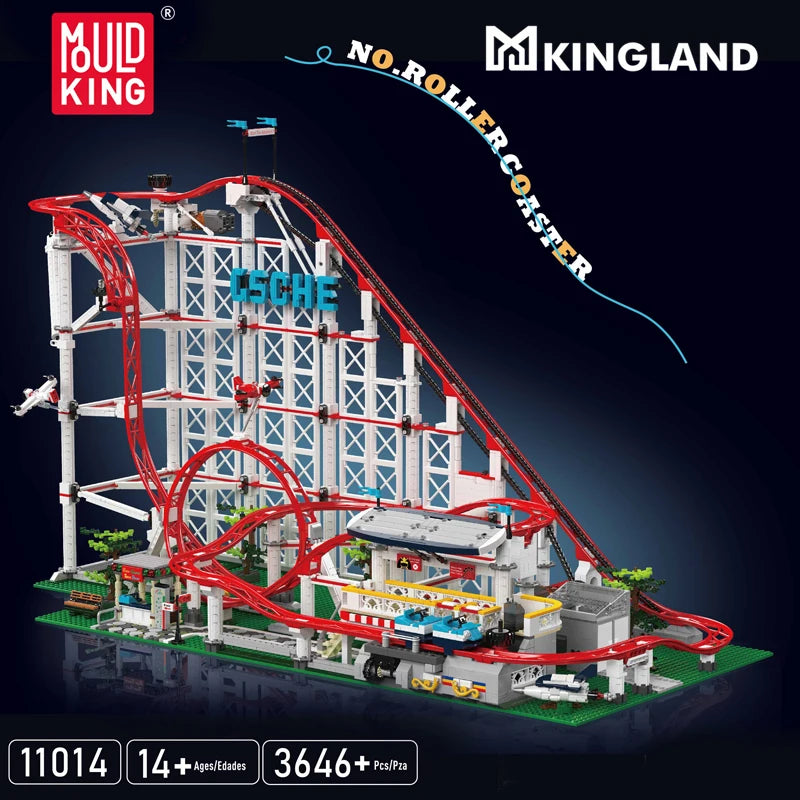 Mould King 11014 Motorized Roller Coaster