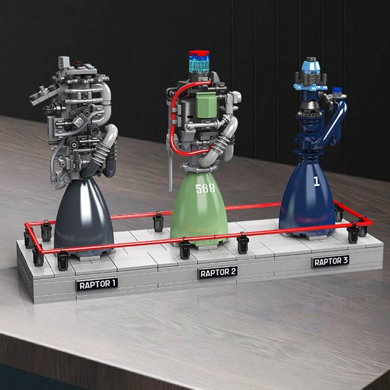 Mould King 10247 Raptor Rocket Engine - Technical Building Block Kit