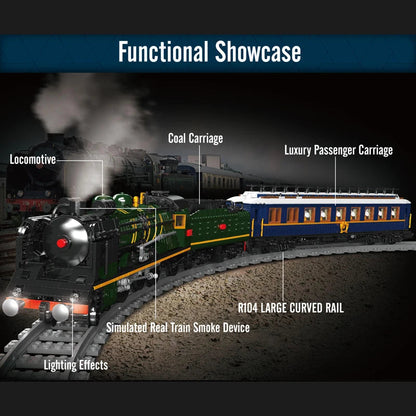 Mould King 12025 SNCF 231 Steam Locomotive - Motorized Building Blocks Set