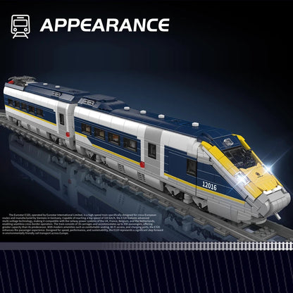 Mould King 12016 RC Eurostar E320 - Building Block Train Set