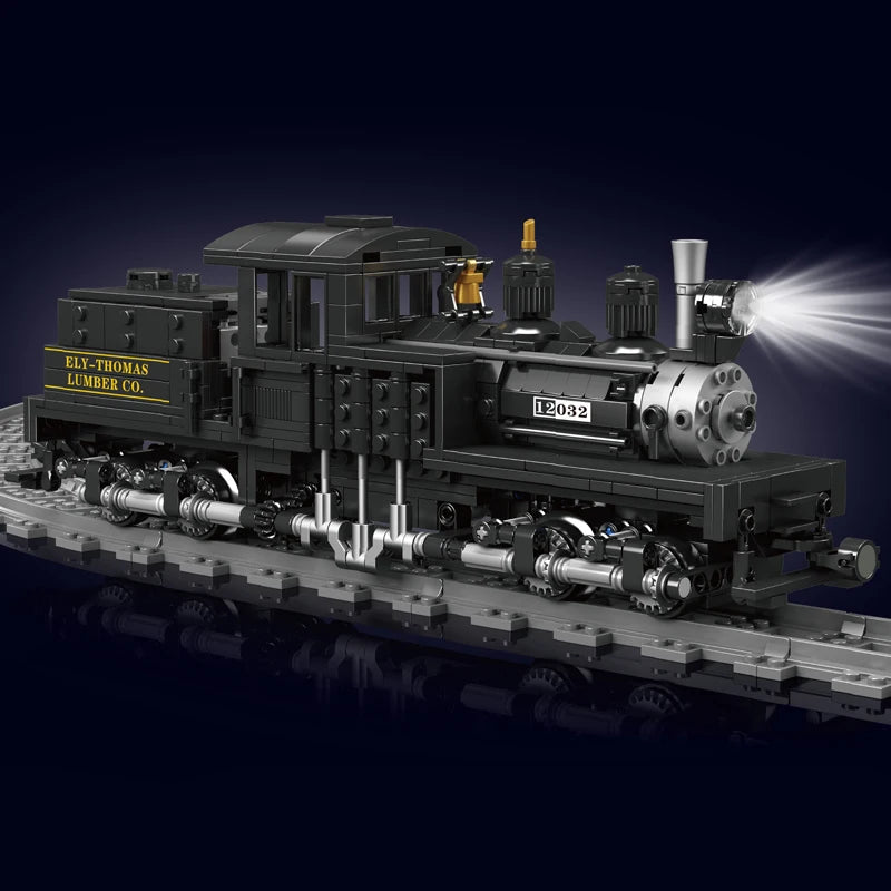 Mould King 12032 RC Shay Steam Locomotive - Building Blocks Kit