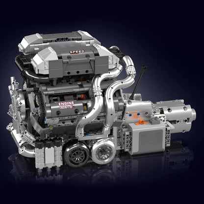 Mould King 10201 W16 Supercar Engine