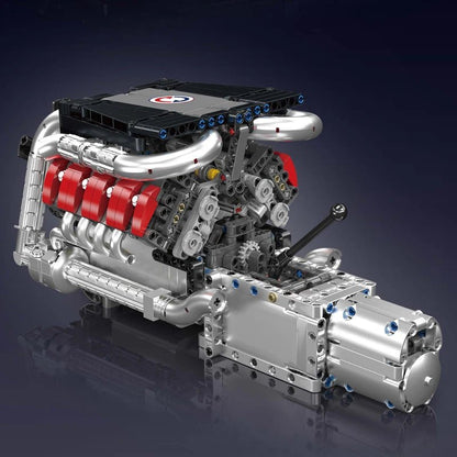 Mould King 10203 V8 Engine - Technical Building Block Set