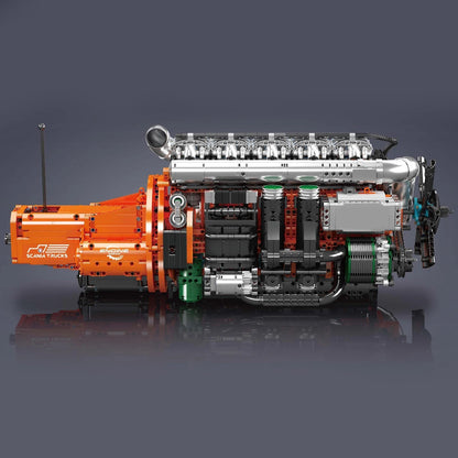 Mould King 10200 Motorized Truck Engine - Technical Building Kit